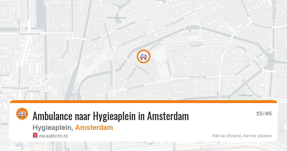 Ambulance naar Hygieaplein in Amsterdam — 11 jun 2026