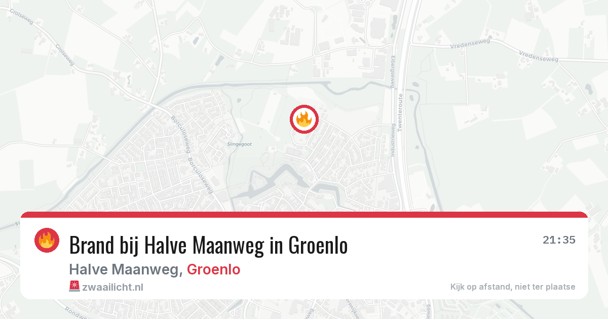 Brand bij Halve Maanweg in Groenlo — 30 jun 2026