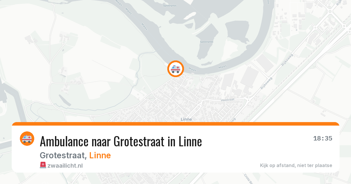 Ambulance naar Grotestraat in Linne — 26 mei 2026