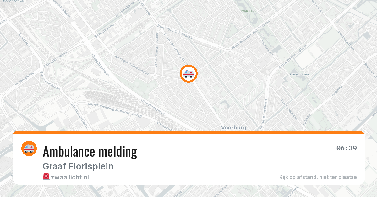 Ambulance melding — 8 aug 2026