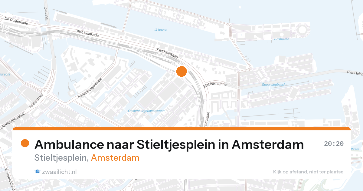 Ambulance naar Stieltjesplein in Amsterdam — 27 aug 2026