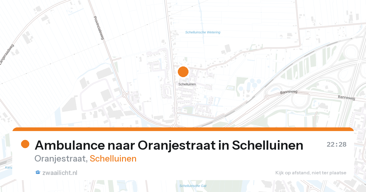 Ambulance naar Oranjestraat in Schelluinen — 31 jan 2026