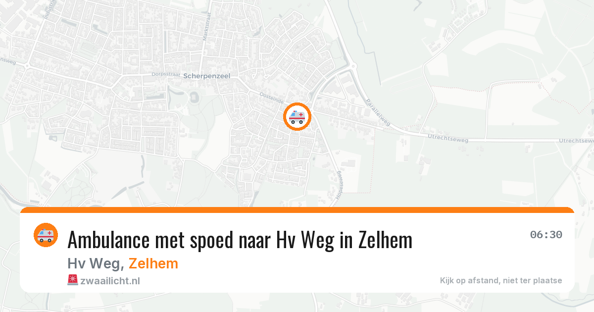 Ambulance met spoed naar Hv Weg in Zelhem — 29 jan 2026