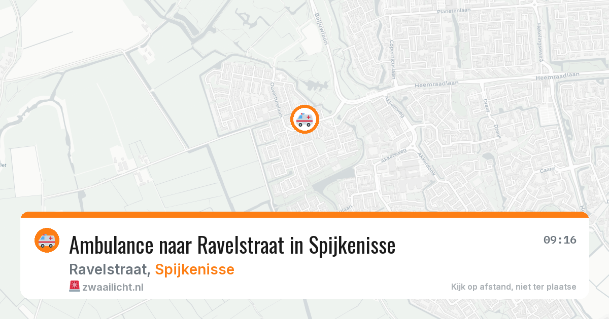 Ambulance naar Ravelstraat in Spijkenisse — 30 jan 2026