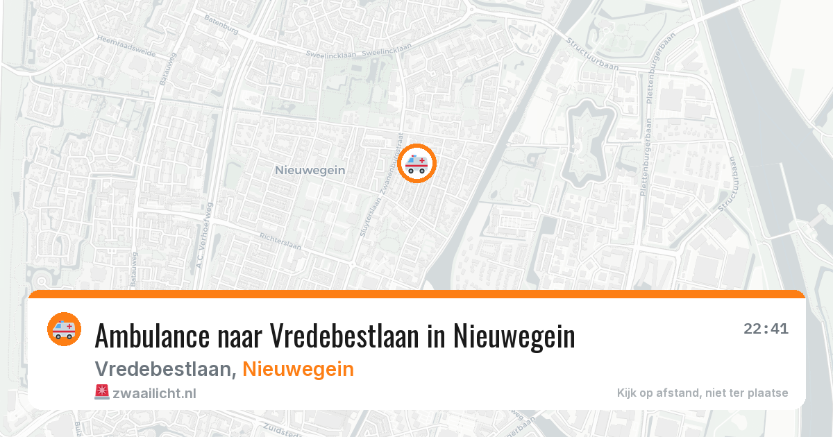 Ambulance naar Vredebestlaan in Nieuwegein — 12 aug 2026