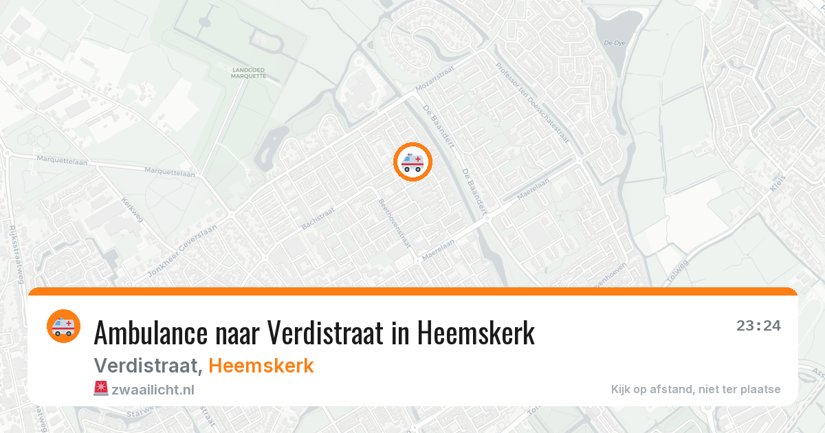 Ambulance naar Verdistraat in Heemskerk — 8 feb 2026
