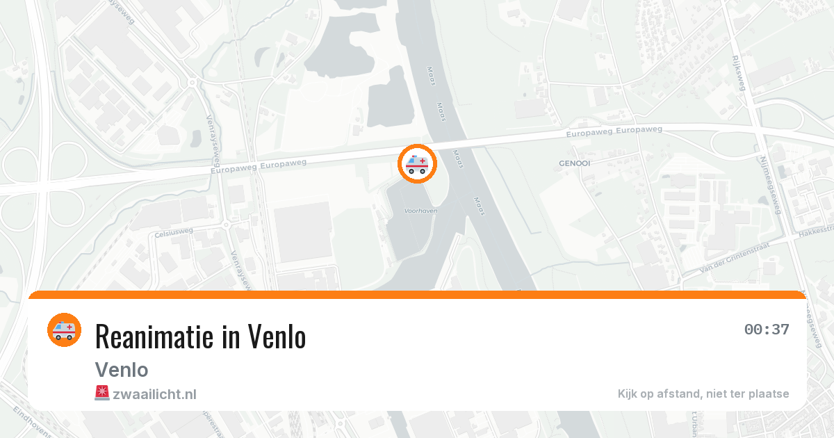 Reanimatie in Venlo — 16 jun 2026