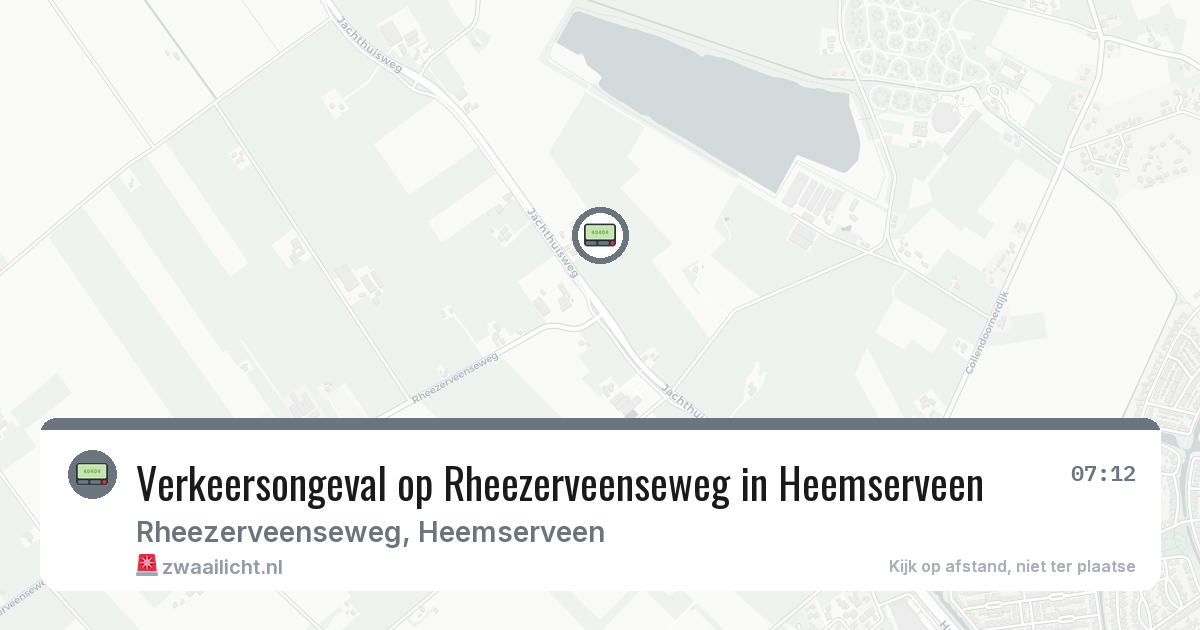 Verkeersongeval op Rheezerveenseweg in Heemserveen — 11 jun 2026
