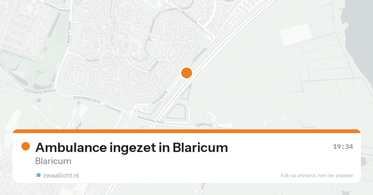 Ambulance ingezet in Blaricum — 15 aug 2026