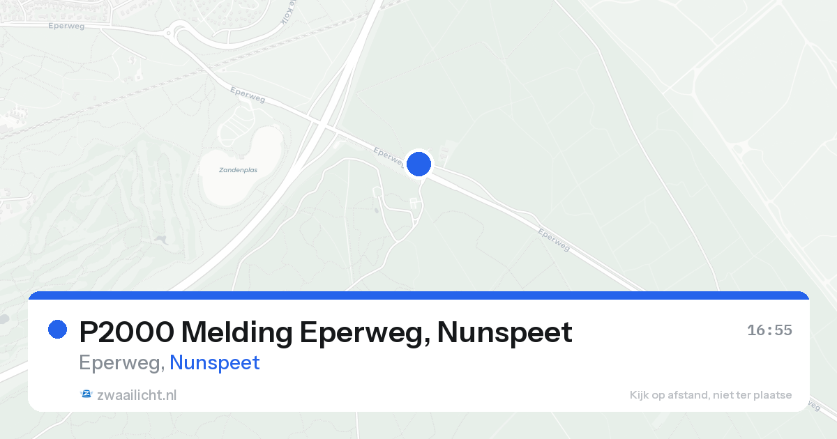 P2000 Melding Eperweg, Nunspeet — 19 aug 2026
