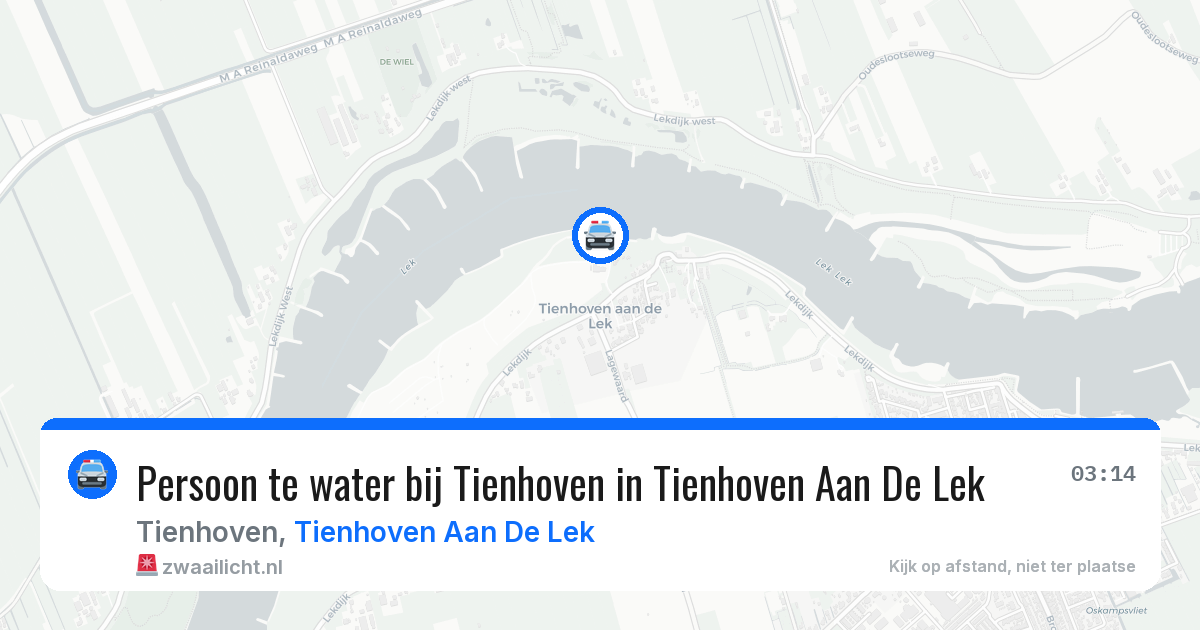 Persoon te water bij Tienhoven in Tienhoven Aan De Lek — 28 jun 2026