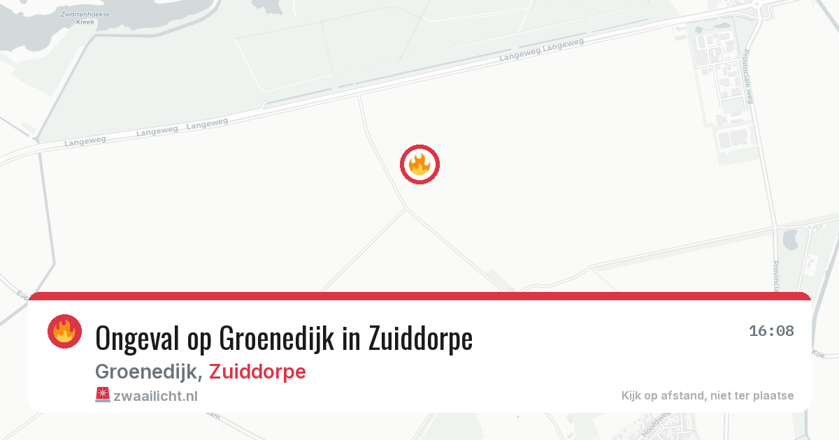 Ongeval op Groenedijk in Zuiddorpe — 1 jun 2026