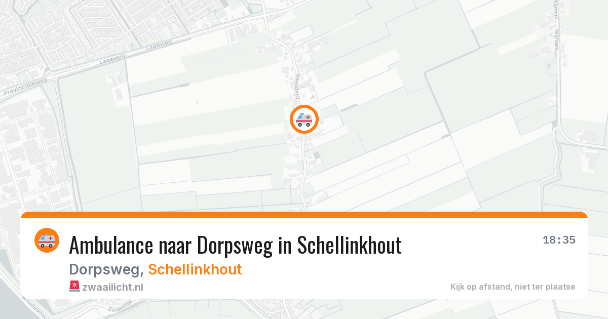 Ambulance naar Dorpsweg in Schellinkhout — 31 jul 2026
