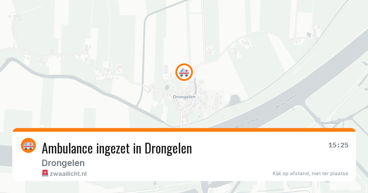 Ambulance ingezet in Drongelen — 24 jul 2026