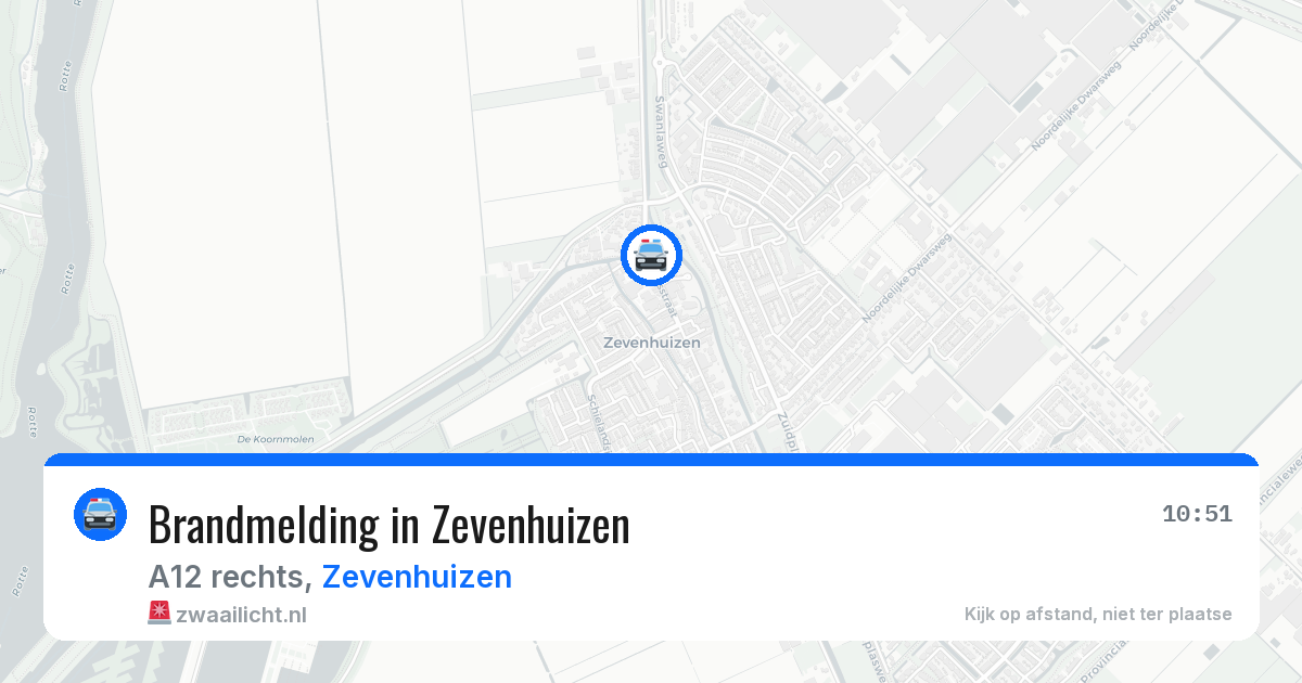 Brandmelding in Zevenhuizen — 15 mei 2026