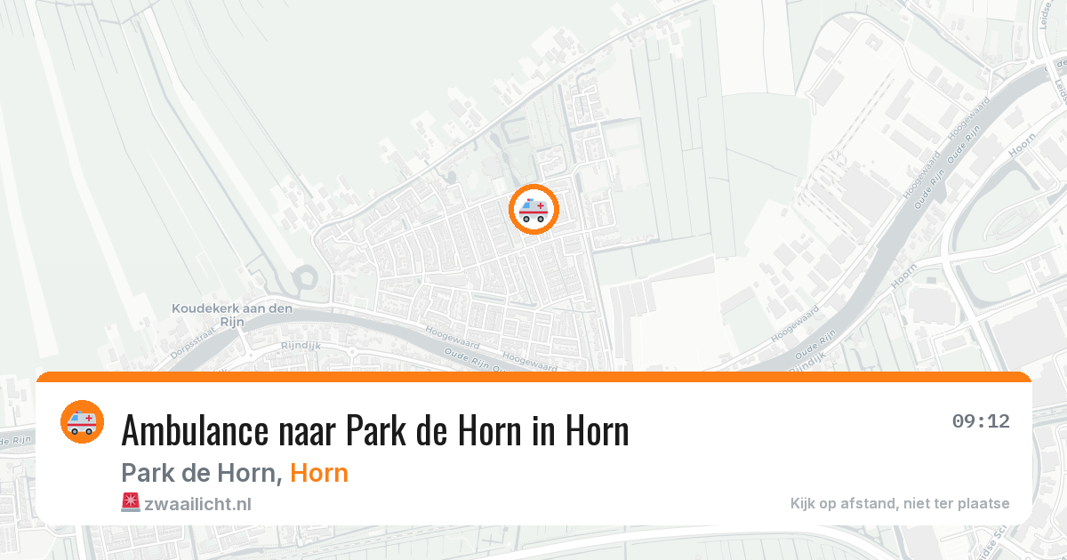 Ambulance naar Park de Horn in Horn — 30 jan 2026