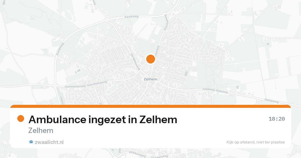 Ambulance ingezet in Zelhem — 7 feb 2026