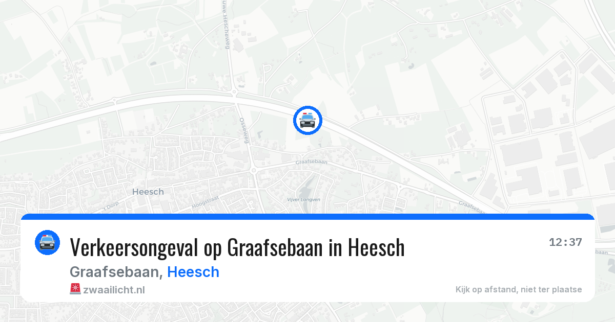Verkeersongeval op Graafsebaan in Heesch — 5 apr 2026