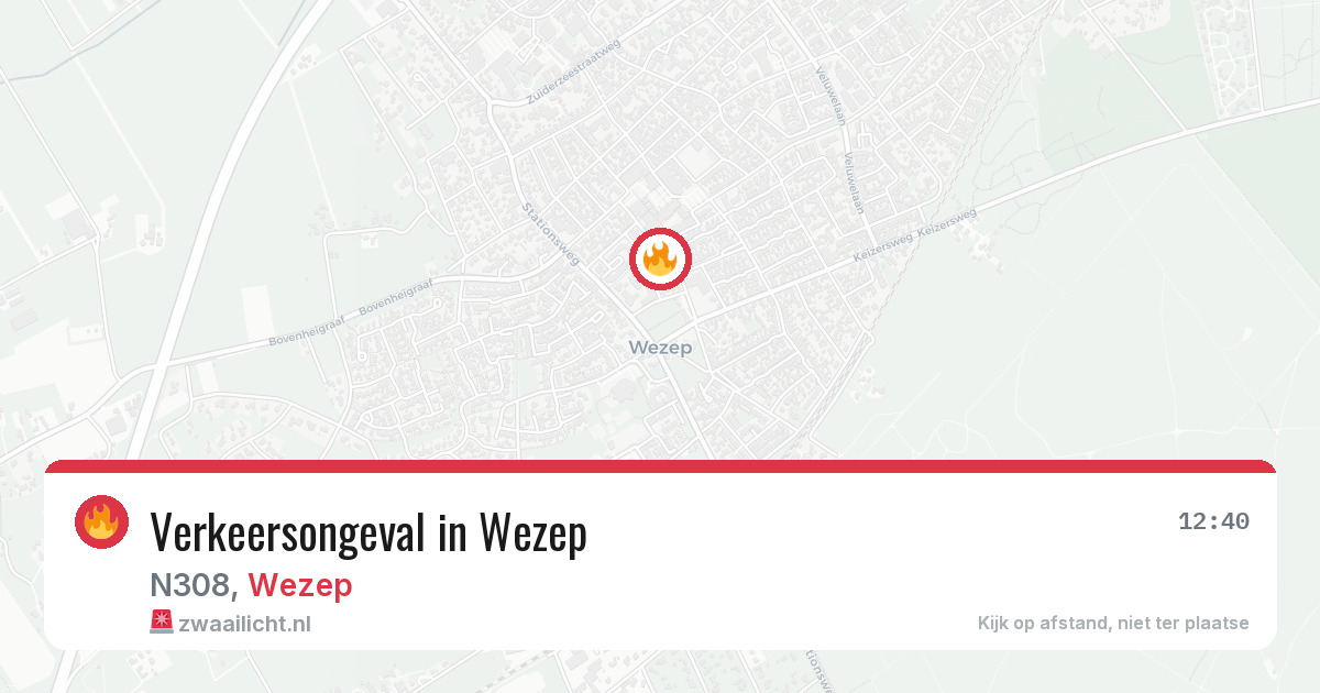 Verkeersongeval in Wezep — 2 jul 2026