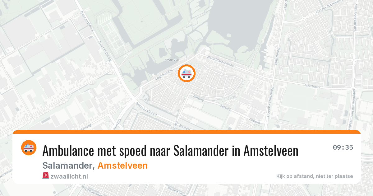 Ambulance met spoed naar Salamander in Amstelveen — 17 feb 2026