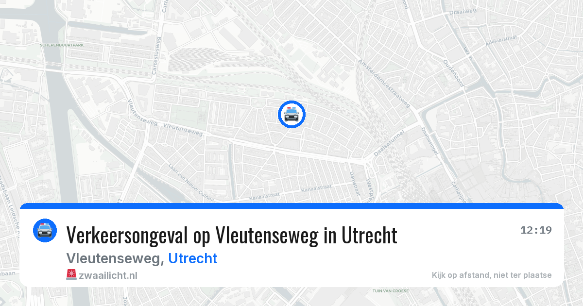 Verkeersongeval op Vleutenseweg in Utrecht — 16 mrt 2026