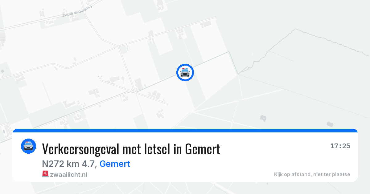 Verkeersongeval met letsel in Gemert — 30 mrt 2026