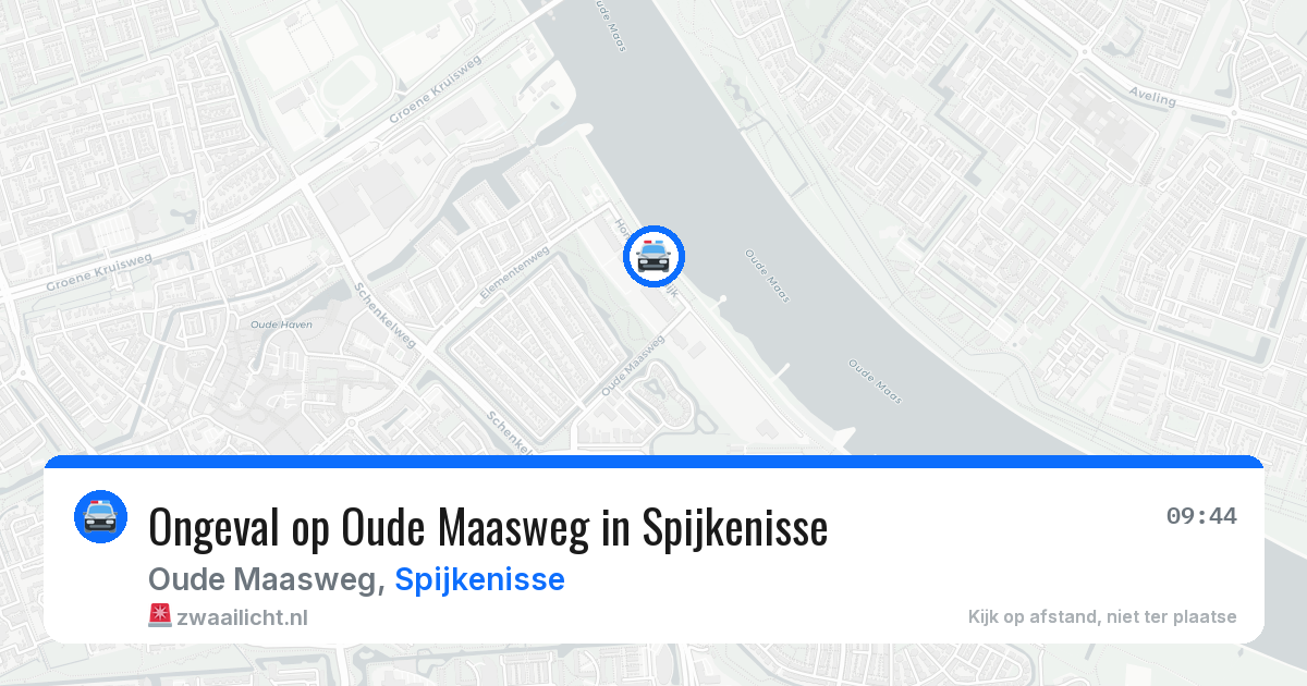Ongeval op Oude Maasweg in Spijkenisse — 2 jul 2026