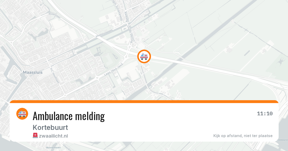 Ambulance melding — 16 apr 2026