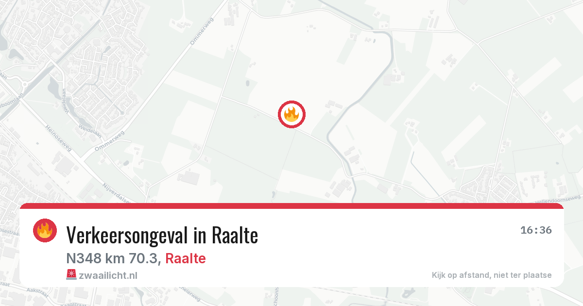 Verkeersongeval in Raalte — 22 jun 2026