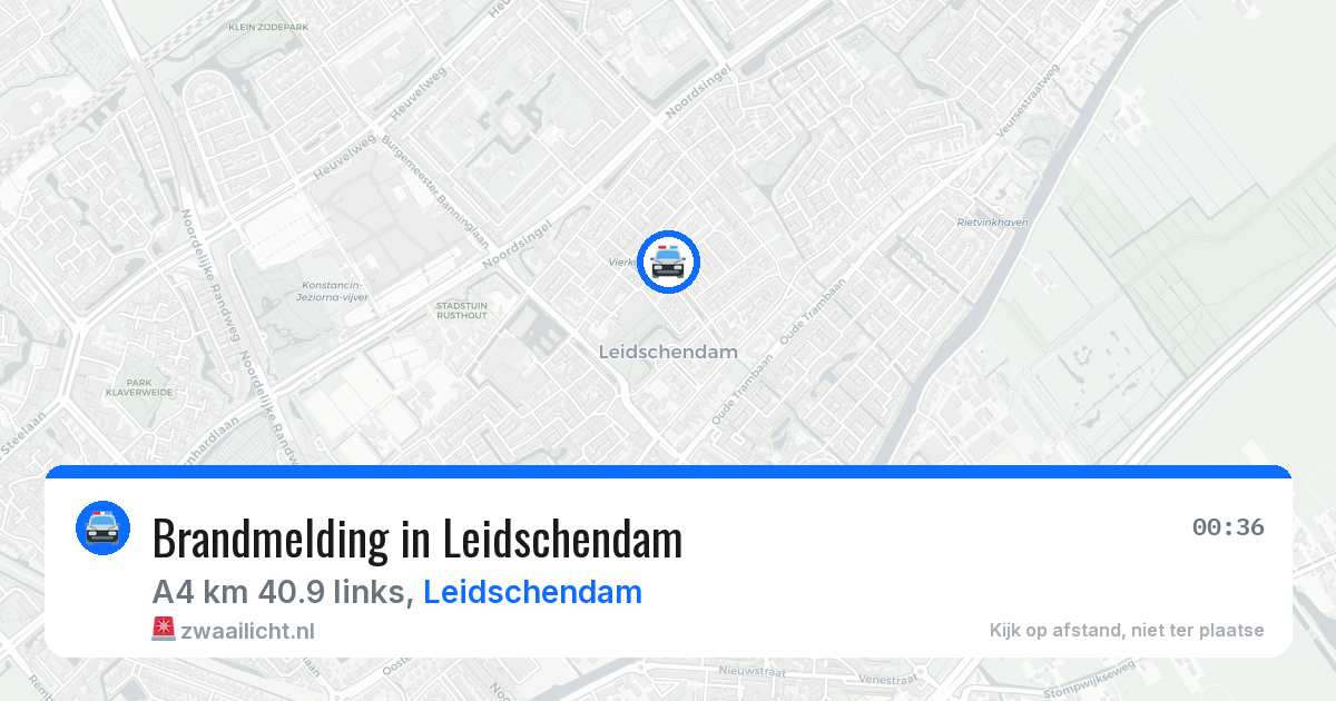 Brandmelding in Leidschendam — 14 jun 2026