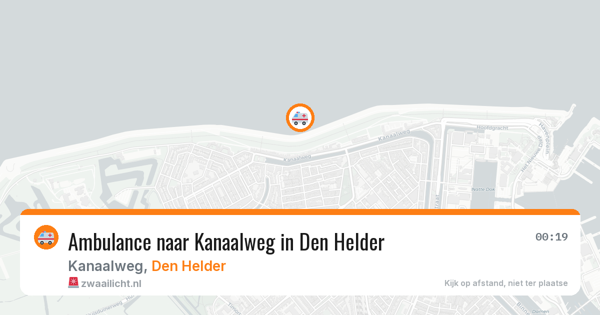 Ambulance naar Kanaalweg in Den Helder — 9 apr 2026