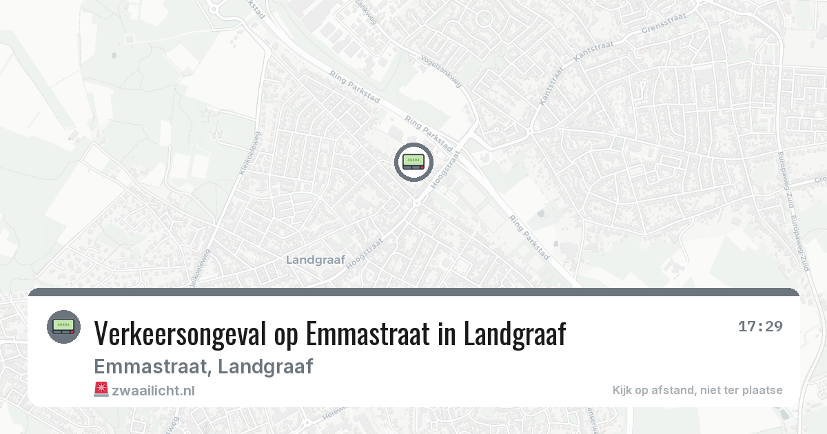 Verkeersongeval op Emmastraat in Landgraaf — 10 jun 2026