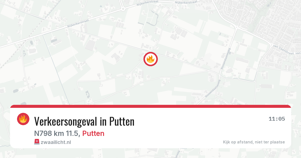 Verkeersongeval in Putten — 4 mei 2026