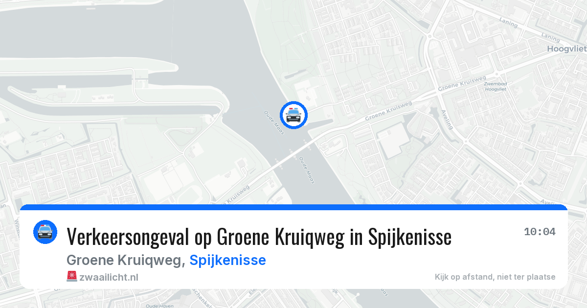 Verkeersongeval op Groene Kruiqweg in Spijkenisse — 27 jun 2026