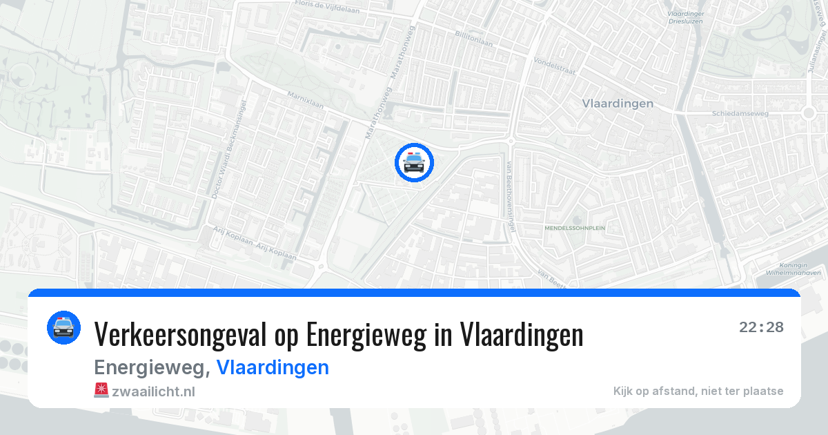 Verkeersongeval op Energieweg in Vlaardingen — 11 aug 2026