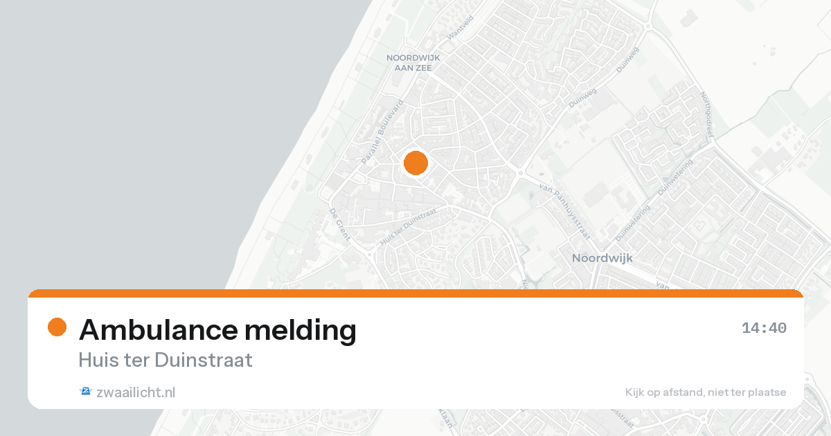 Ambulance melding — 30 jan 2026