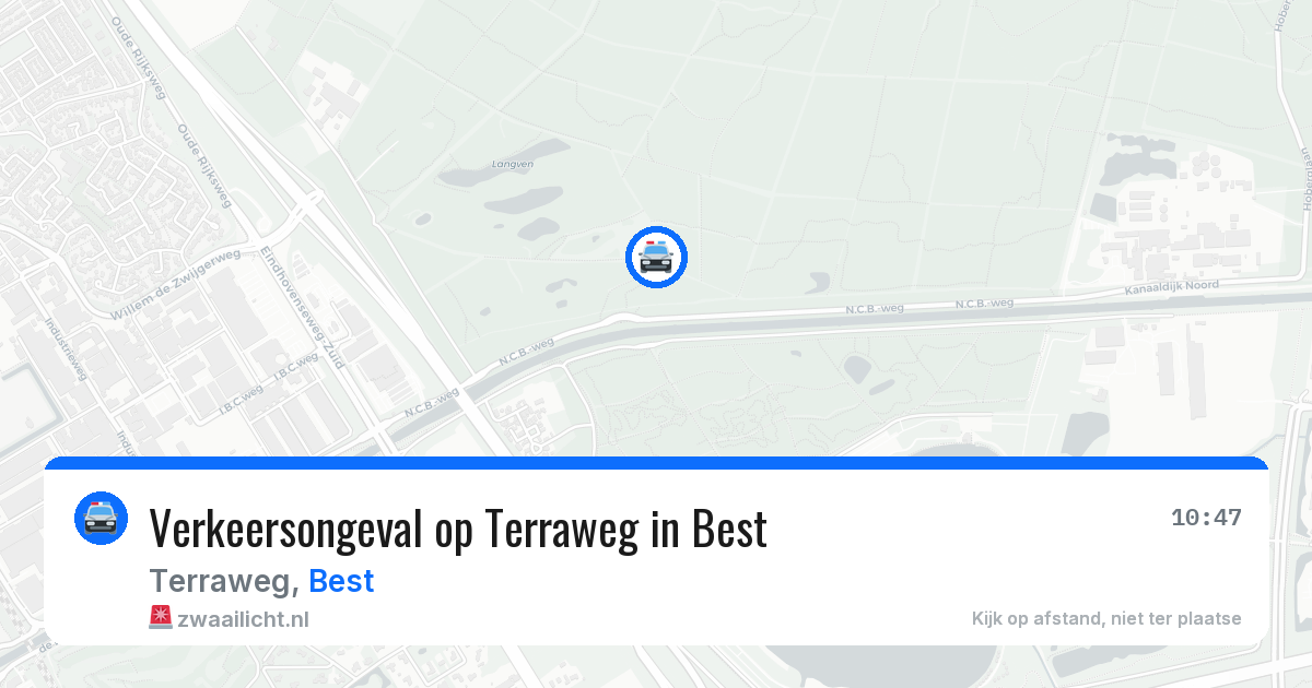 Verkeersongeval op Terraweg in Best — 5 jul 2026