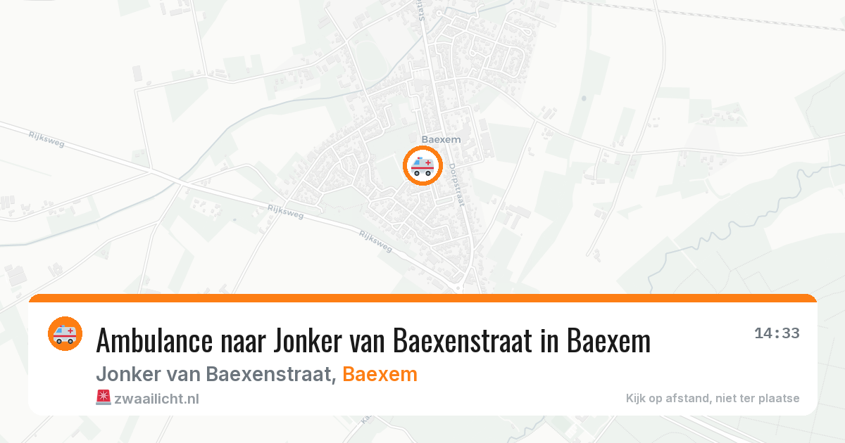 Ambulance naar Jonker van Baexenstraat in Baexem — 11 aug 2026