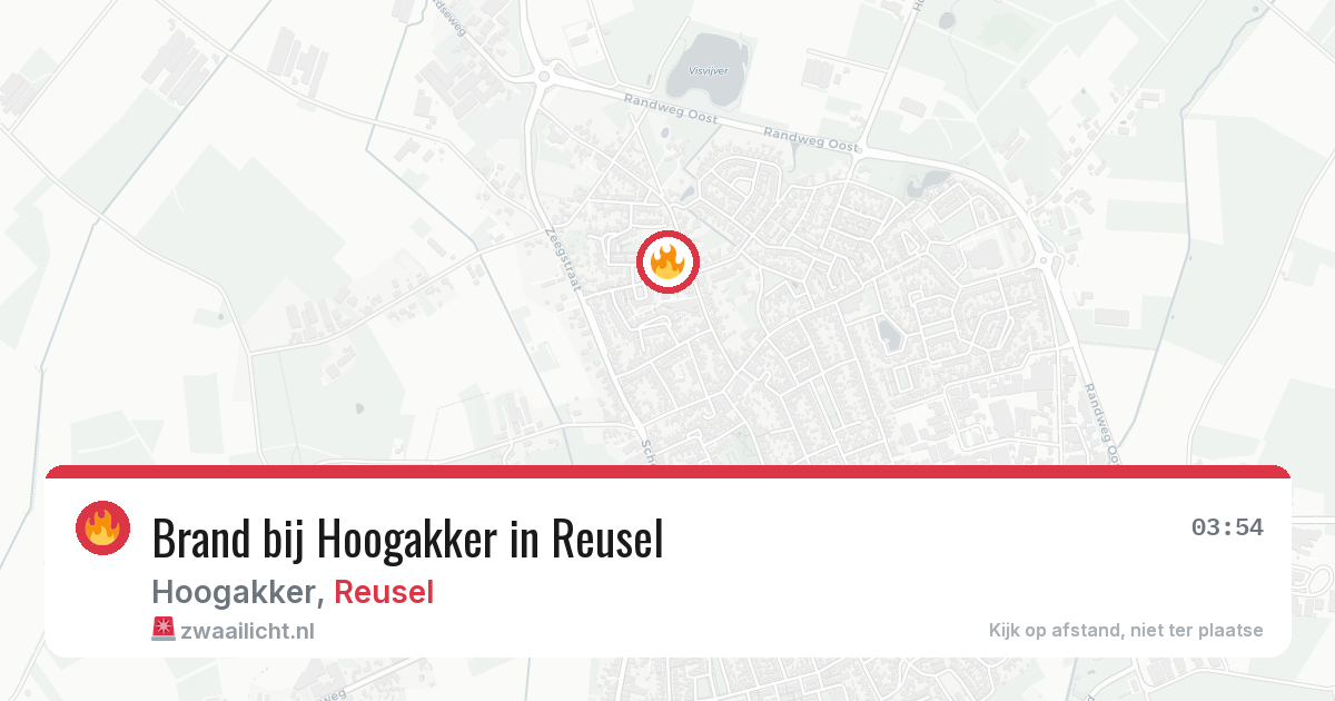 Brand bij Hoogakker in Reusel — 20 apr 2026
