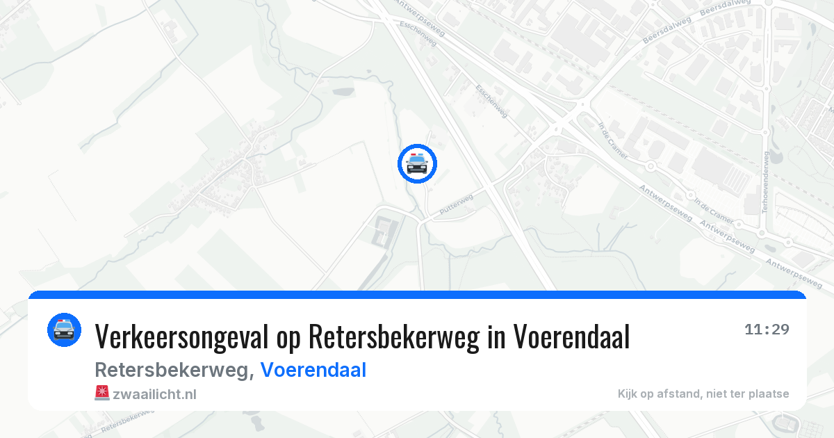 Verkeersongeval op Retersbekerweg in Voerendaal — 24 apr 2026