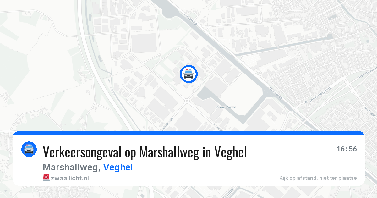 Verkeersongeval op Marshallweg in Veghel — 21 mei 2026