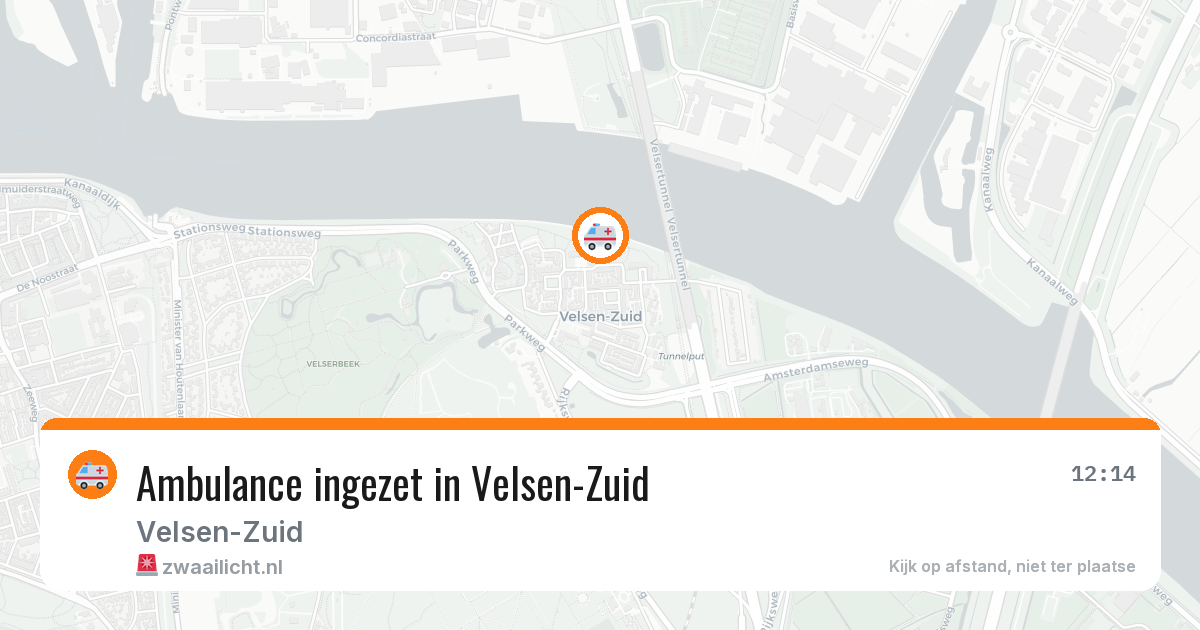 Ambulance ingezet in Velsen-Zuid — 21 jun 2026
