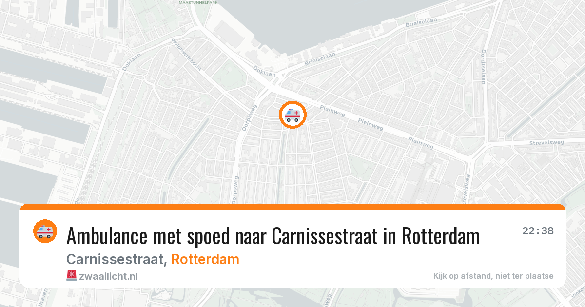 Ambulance met spoed naar Carnissestraat in Rotterdam — 11 jul 2026