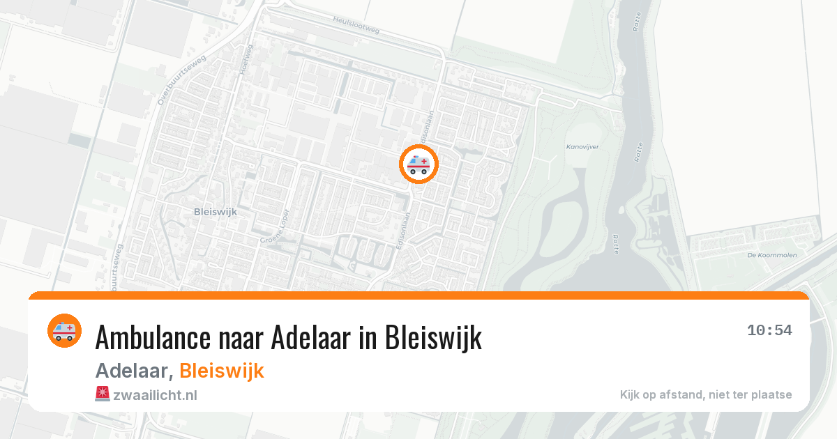 Ambulance naar Adelaar in Bleiswijk — 26 mei 2026