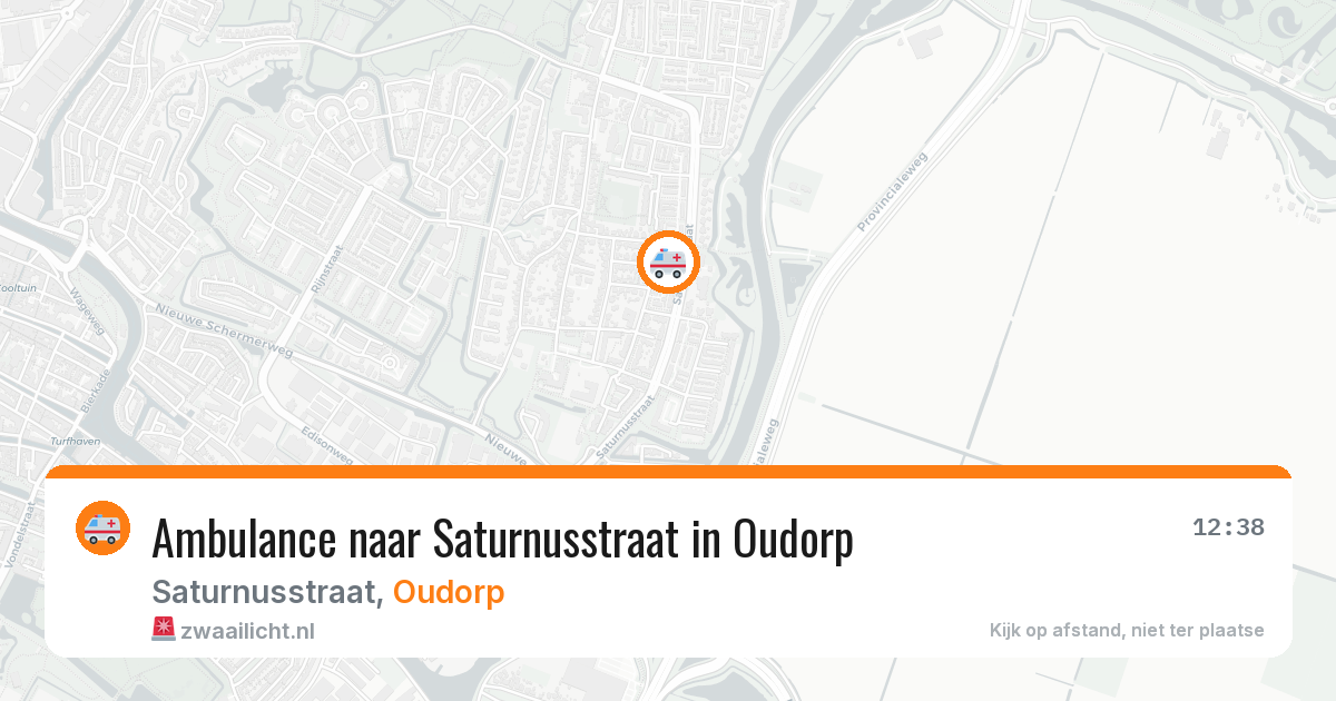 Ambulance naar Saturnusstraat in Oudorp — 29 jun 2026