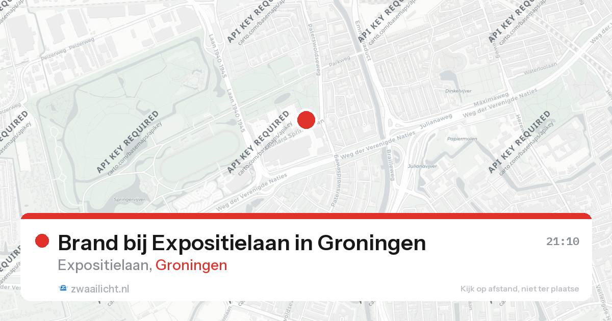 Brand bij Expositielaan in Groningen — 4 aug 2026