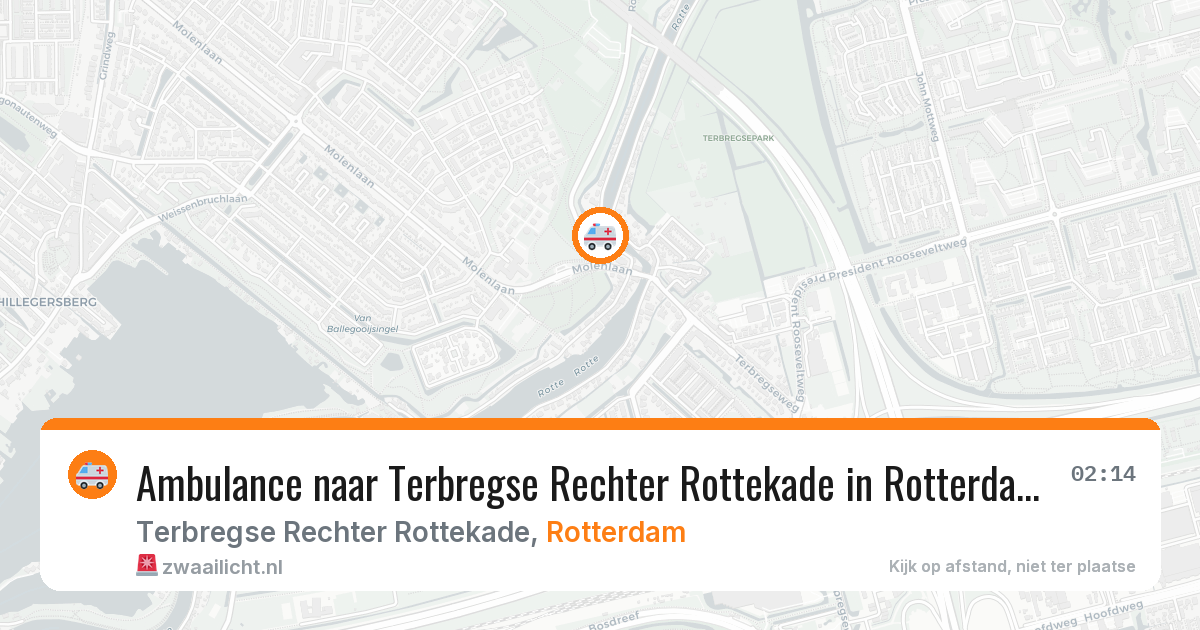 Ambulance naar Terbregse Rechter Rottekade in Rotterdam — 9 feb 2026