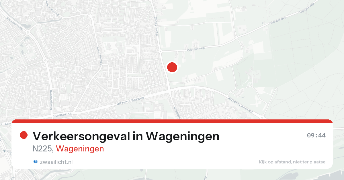 Verkeersongeval in Wageningen — 19 aug 2026