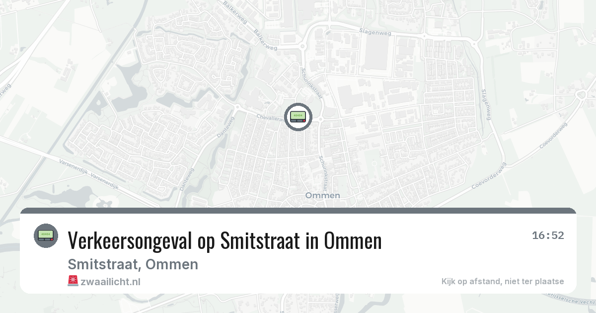 Verkeersongeval op Smitstraat in Ommen — 21 jun 2026