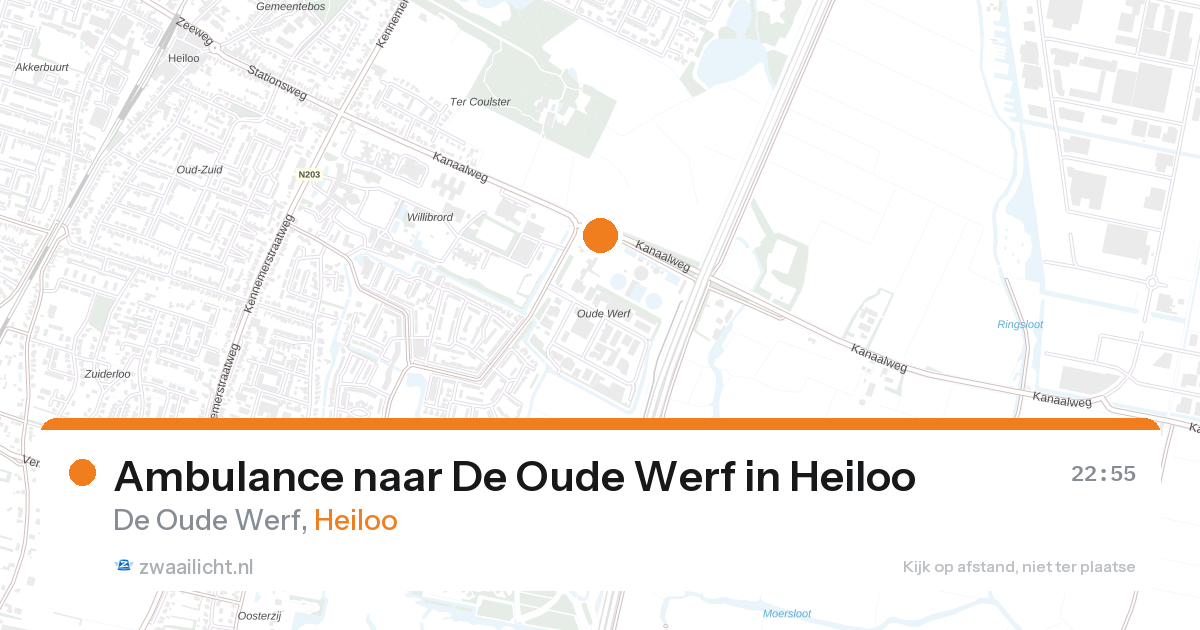 Ambulance naar De Oude Werf in Heiloo — 25 aug 2026